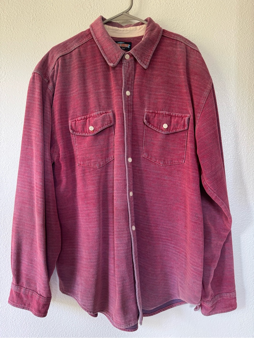 Vintage True Grit classic style cordage button down shirt jacket